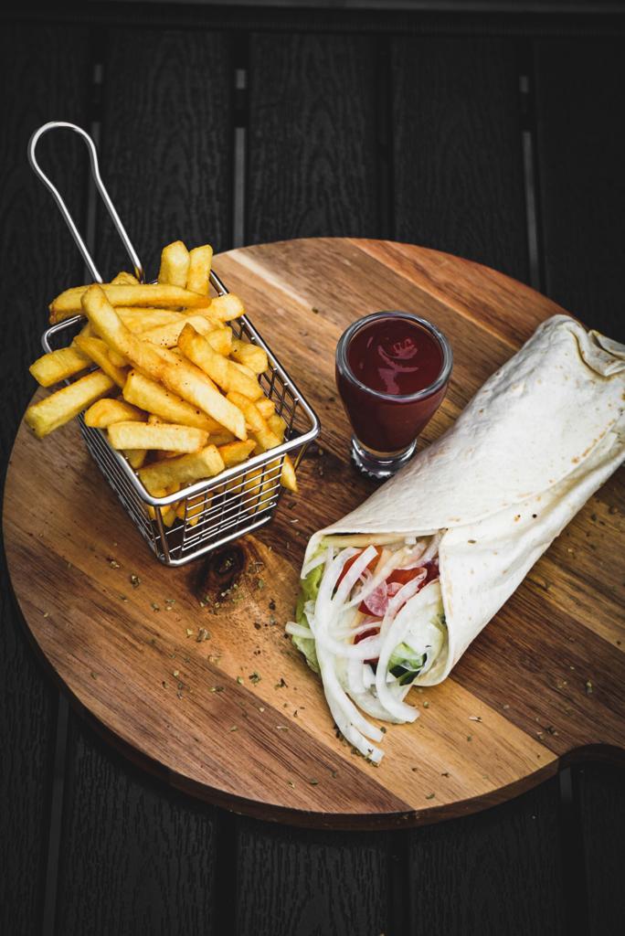 Drum Wrap mit Pommes