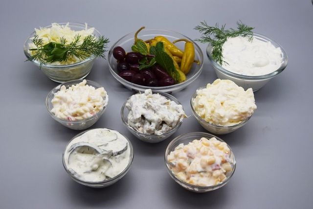 Hausgemachte Salate